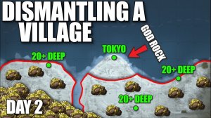 I Farmed this 60+ Deep Village for 24 Hours in Solo Rust - aloneintokyo