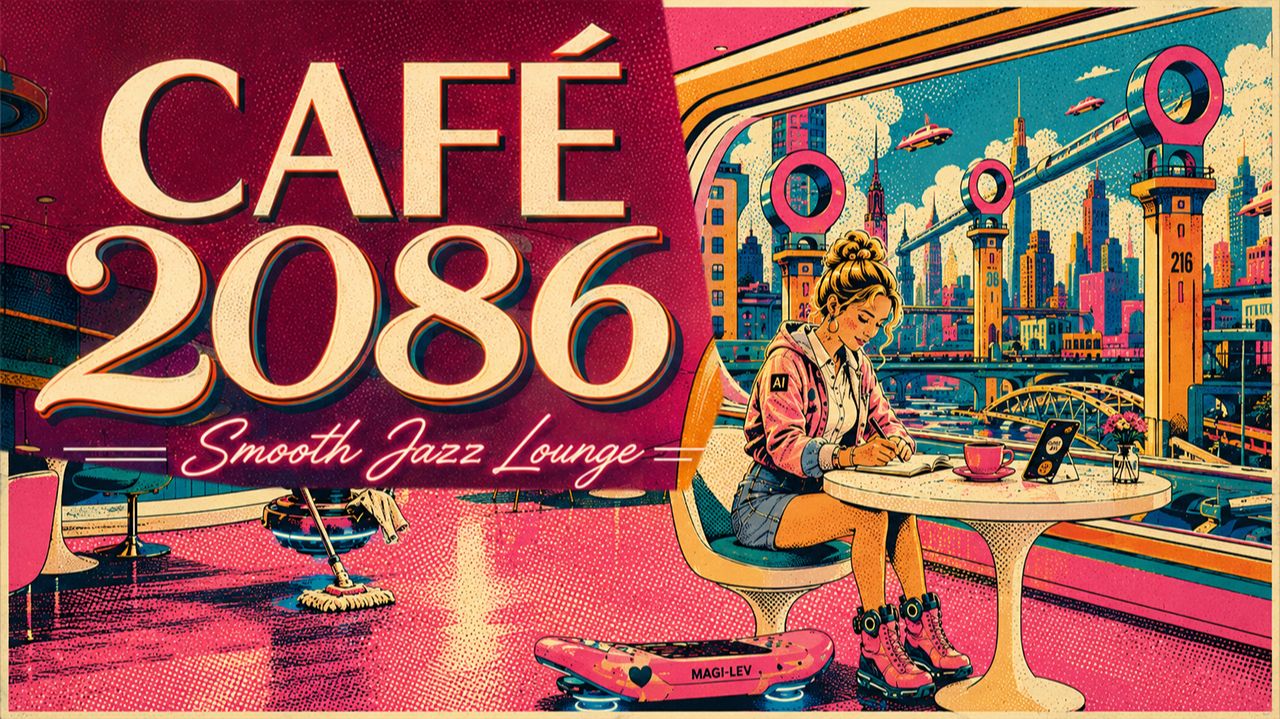 Café 2086  Futuristic Jazz Lounge Music for Work  Relax