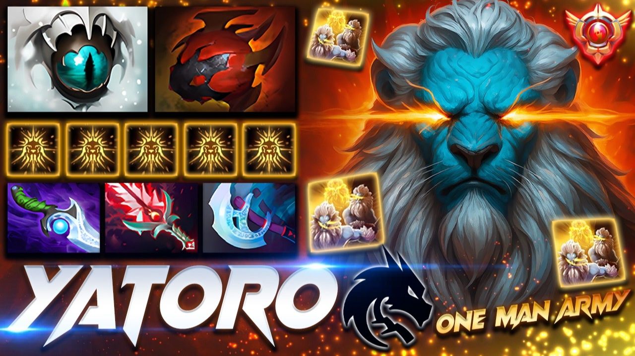 Yatoro Phantom Lancer - ONE MAN ARMY — профессиональный геймплей в Dota 2 [Смотри и учись]