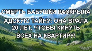Смерть бабушки раскрыла адскую тайну: она врала 20 лет, чтобы кинуть всех на квартиру!