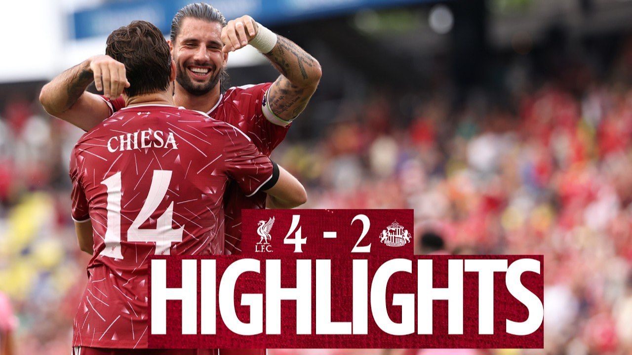 Highlights: Liverpool 4-2 Sunderland | Szoboszlai screamer as Iraola starts pre-season with a win смотреть онлайн