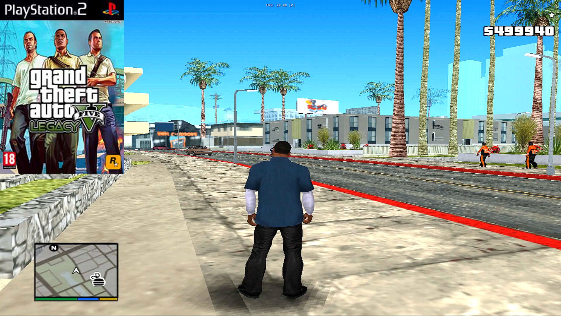 GTA V Legacy PreAlpha ps2 gameplay HD (PCSX2 v2.6.3) смотреть онлайн