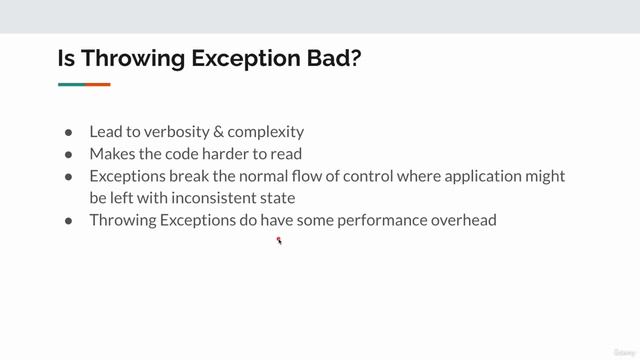 E63 - [Clarification] - Is Throwing Exception Bad смотреть онлайн
