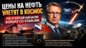 Европа в панике – нефть опять стала безумно дорогой! Starlink атакуют разом Китай и РФ!