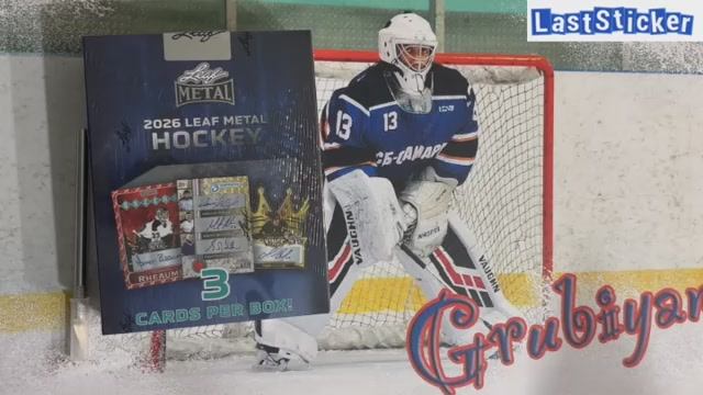 Бокс-брейк - 2026 Leaf Metal Hockey. Полный рандом #4