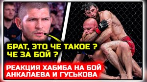 Даже Хабиб отреагировал на бой Анкалаева и Гуськова!