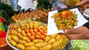 Приготовление самой сумасшедшей и самой здоровой уличной еды в Бангладеш - яйцо Джал Мури