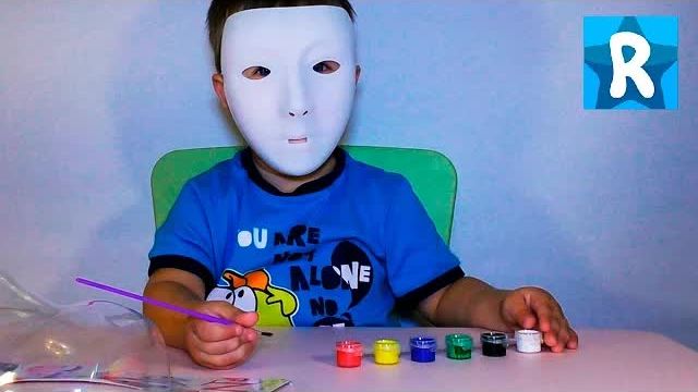 Маска-Раскраска Набор для Творчества Mask Coloring Kits for creativity смотреть онлайн