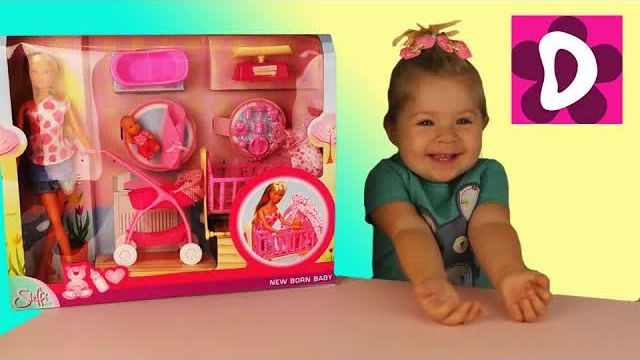 Обзор Игрушки Кукла Штеффи Baby doll Unboxing Toys смотреть онлайн
