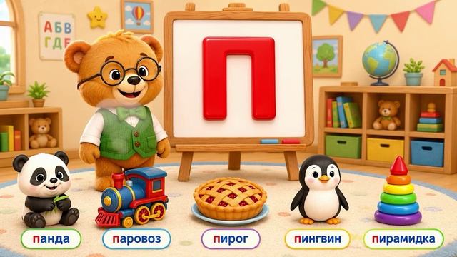 Курс для детей: Учим буквы