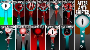 INCREDIBOX SPRUNKI: ФАЗЫ 1-10 НО ВСЕ 🔁 ПОВТОРЯЮТ АНТИ-СДВИГ! ♾️🌀