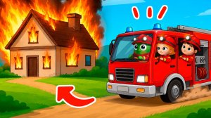 Сина и Ло стали пожарными! Пожарная машинка приедет на помощьи🚒🔥🐴 | Для детей