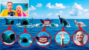 МОЙ ДРОН СНЯЛ HAND SEA MONSTER, WE SWAM TOO FAR, EL GRAN MAJA И BLOOP В РЕАЛЬНОЙ ЖИЗНИ!!!