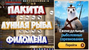 БДО. Пакита. Лунная рыба. Филомена. Рыболовные соревнования. 27.07-01.08.2026.