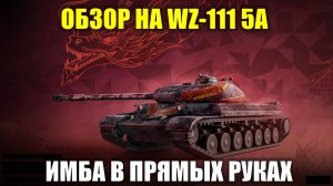 Обзор на WZ-111 5A - Сильный танк в прямых руках #tanksblitz