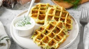 Хит Сезона! Кабачковые Вафли с Сыром! Закусочные Овощные Вафли!
