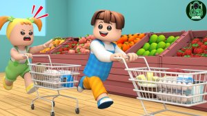 ROBLOX Брукхейвен 🏡RP: Бэкон Волос ненавидит Младшую сестру | #Roblox