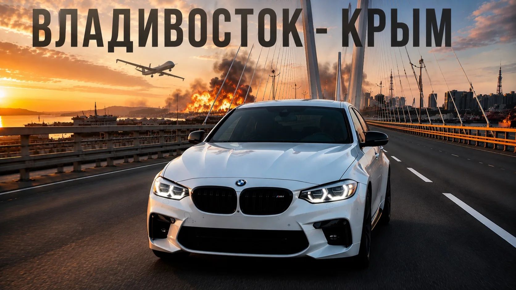 Успеть до "топливного кризиса" перегон Владивосток-Крым. BMW 1 series смотреть онлайн