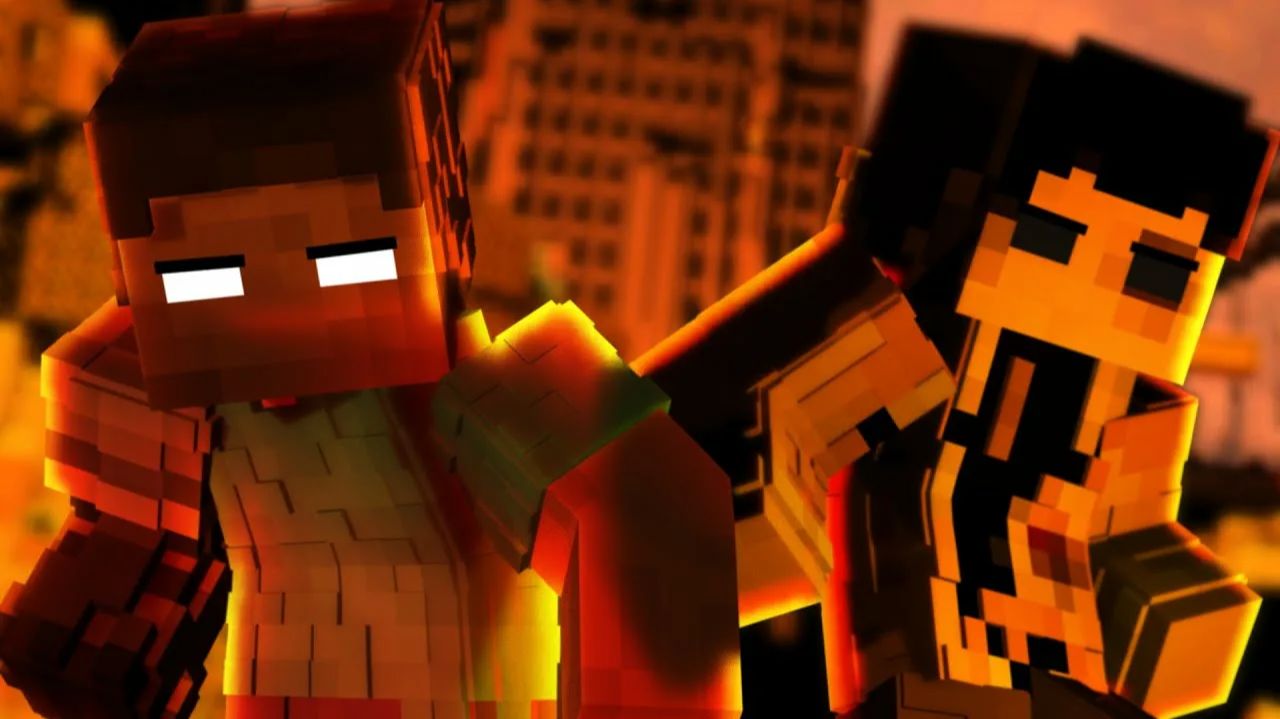 Lick vs Herobrine смотреть онлайн