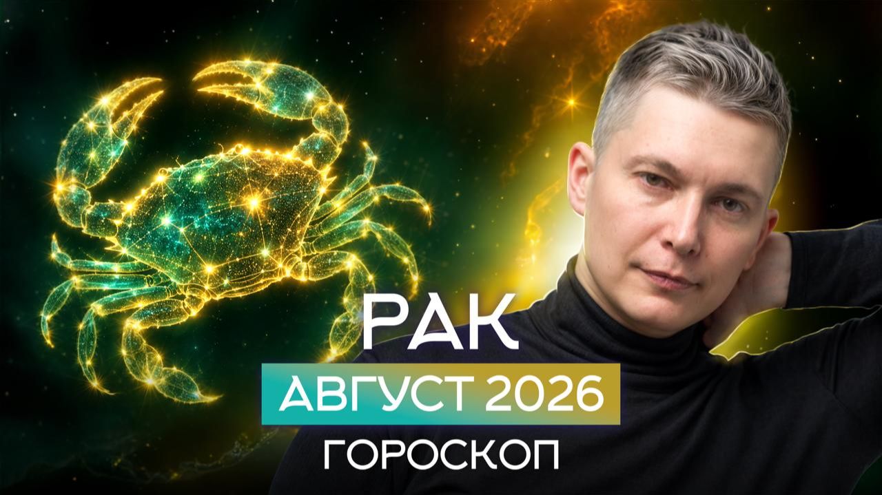 Рак Август 2026. Душевный гороскоп Павел Чудинов смотреть онлайн