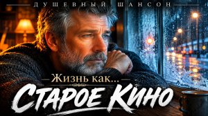Эту песню будут слушать на повторе! ЖИЗНЬ КАК СТАРОЕ КИНО — Сильная мужская песня | Душевный шансон