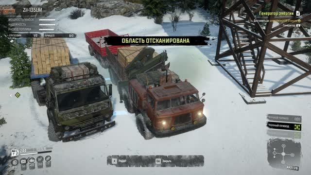 SnowRunner __  СКАНДИНАВИЯ. Разведка территории. Лесник следит за тобой. Генератор энергии. Восточны