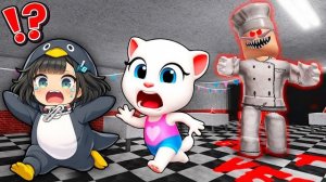 ТАЛКИНГ АНДЖЕЛА ИГРАЕТ В ПОБЕГ ОТ ПАПЫ ПИЦЦЫ В ROBLOX
