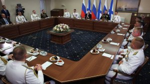 Владимир Путин встреча с военнослужащими Военно-Морского Флота, Санкт-Петербург, 26 июля 2026 года
