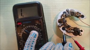 Проверка диодов в генераторе автомобиля.