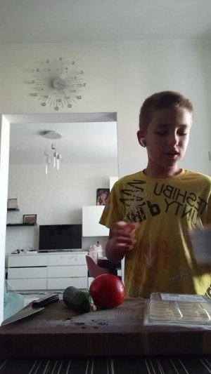 готовим еду с Лукой