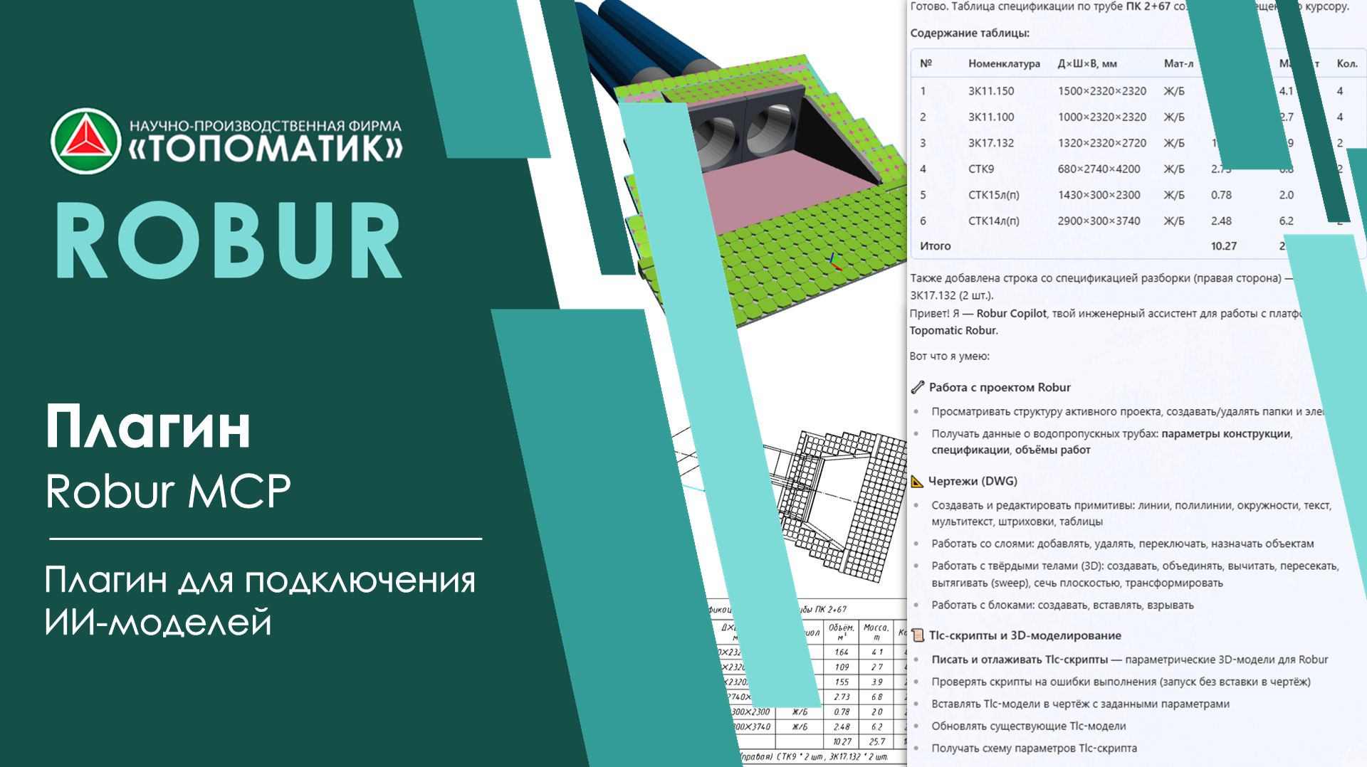 Robur MCP — плагин для подключения ИИ-моделей смотреть онлайн