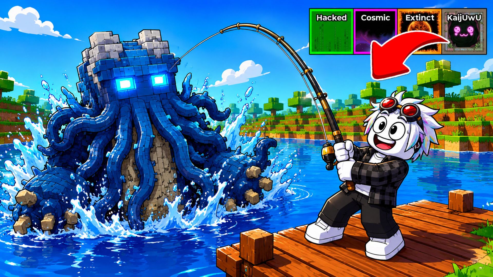 Я СТАЛ ПРИМАНКОЙ И ПОЙМАЛ КАЙДЗЮ НА СВОЮ УДОЧКУ! ROBLOX BE A FISH BAIT! [UPD UwU] смотреть онлайн