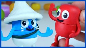 ЖИВАЯ КАПСУЛА и ШАЙЛУШАЙ из пластилина Brauberg Kids Лепим Живых капсул
