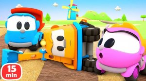 Лева помогает Капу на сене и строит воздушный шар для Леи 🚜🎈 | Для детей