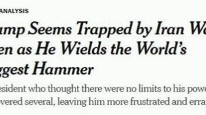 ‼️🇺🇸🇮🇷 Трамп оказался перед сложным выбором в конфликте с Ираном, — NYT