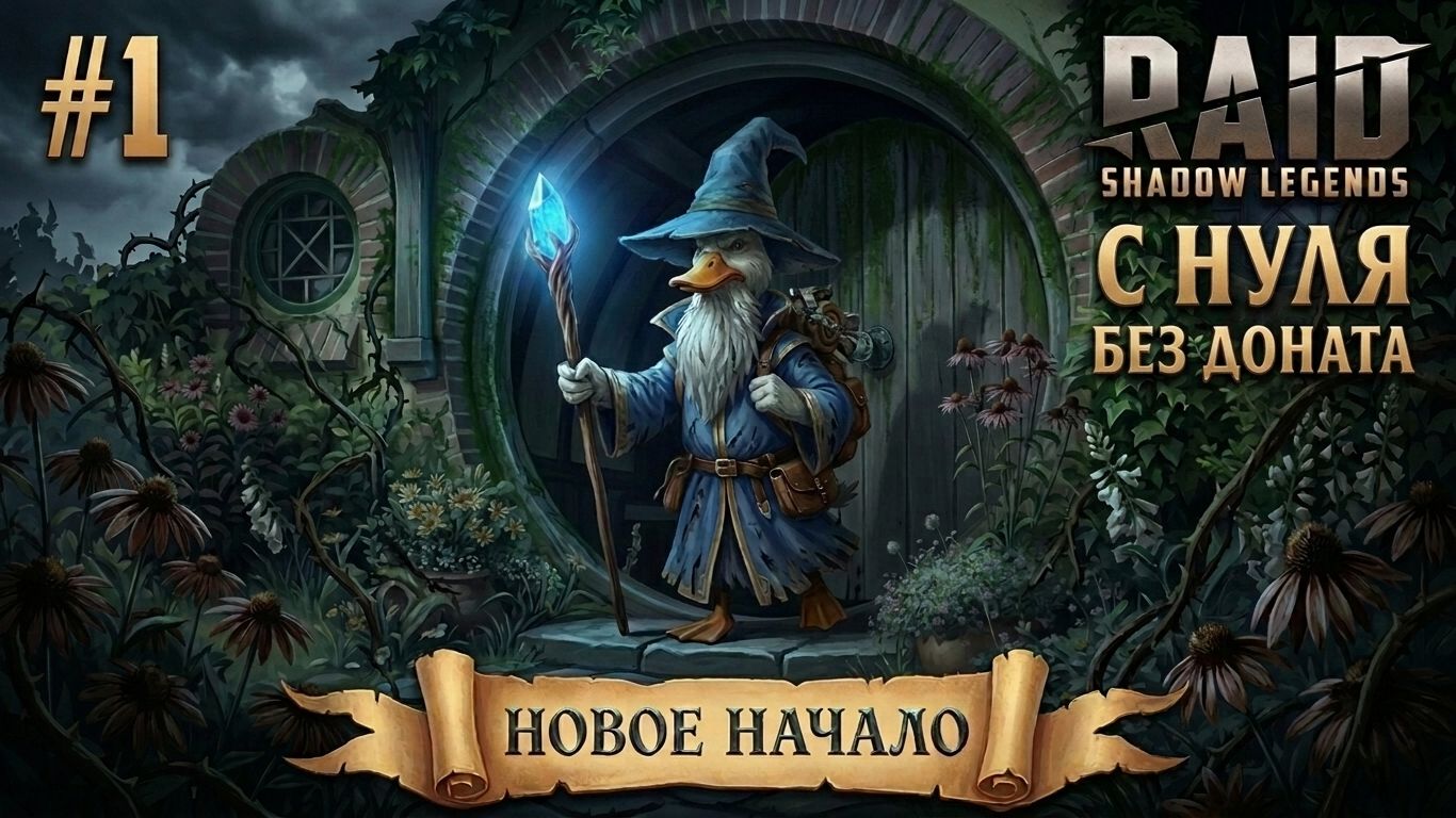 Новое начало! Raid Shadow legend с 0 без доната! смотреть онлайн
