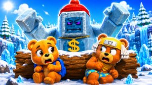 😡БОСС ЙЕТИ СХВАТИЛ МЕДВЕДЕЙ в ХАРДКОР РЕЖИМЕ  в СУПЕР МИШКА! SUPER BEAR ADVENTURE
