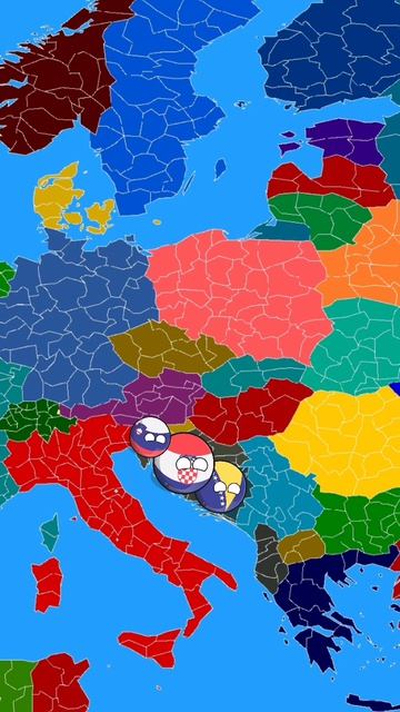 Распад Югославии и Чехословакии (видео без звука).