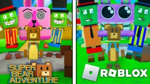 Roblox vs Super Bear Adventure: прохождение всех уровней — видео игрового процесса