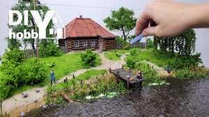 Летняя деревня в миниатюре: все этапы создания / DIY