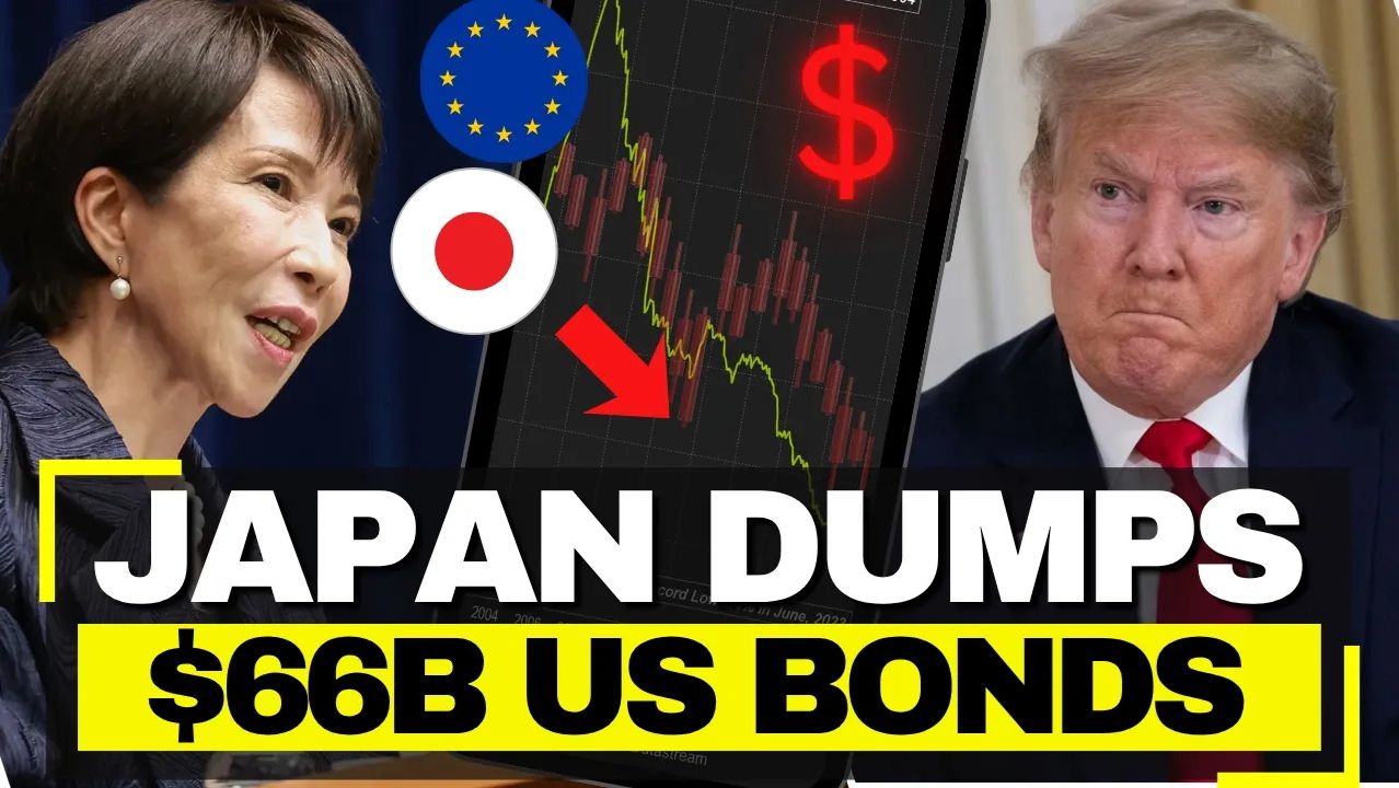 Japan Dumps $66B in US Bonds - Trump Makes the Crisis Worse смотреть онлайн