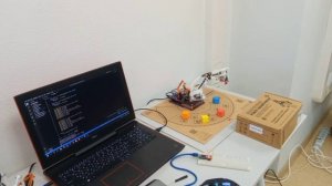 Программирование на Python учебной модели робота-манипулятора РобоИнтеллект
