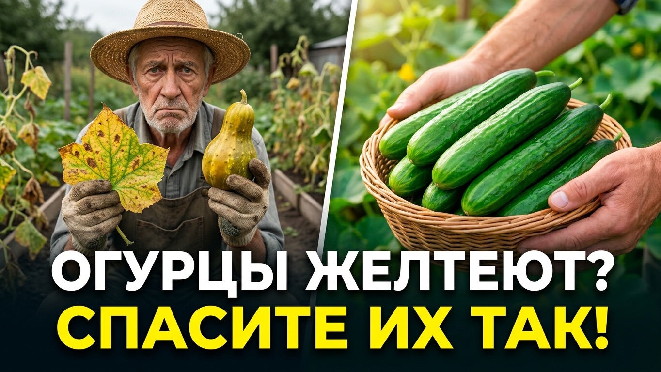 Почему желтеют огурцы в августе: 3 средства для спасения урожая