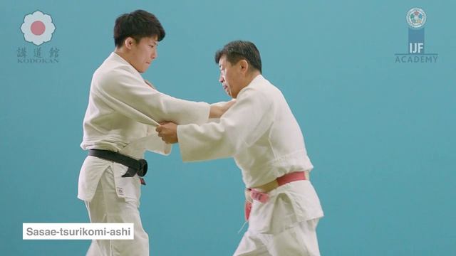 303 支釣込足 Sasae-tsurikomi-ashi (supporting-foot lift-pull throw) STA смотреть онлайн