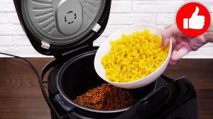 Это Самый Вкусный рецепт Просят Каждый День! Макароны с фаршем в томатном соусе в мультиварке!