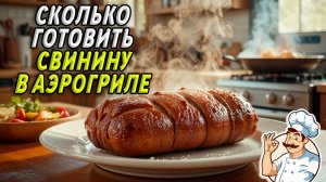 Свинина в аэрогриле сколько готовить