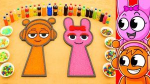 Орен И Пинки ПРЕВРАТИЛИСЬ В ORBEEZ..