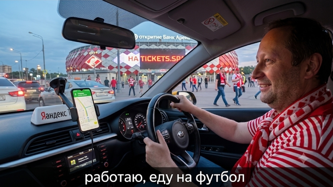 РАБОТА В ЯНДЕКС ТАКСИ И ДОСТАВКА И СПАРТАК МАТЧ ОТКРЫТИЕ 2026 ГОД смотреть онлайн