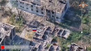 Флаги России в Белицком. СВО.