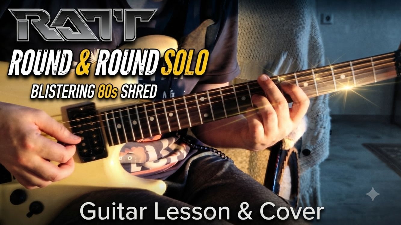 RATT / Round And Round / соло на гитаре